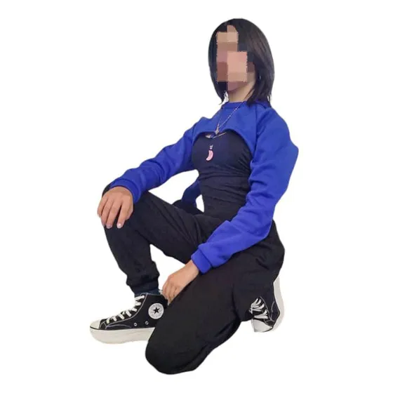 Sweater Corto Manga Larga K-pop