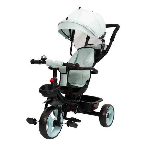 Triciclo Infantil Rainbow Safir Plus Con Manija Direccional Color Verde