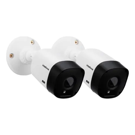 Kit 2 Câmeras de Vigilância Intelbras VHL 1120 B G2 720p HD Bullet Para DVR Com Visão Noturna