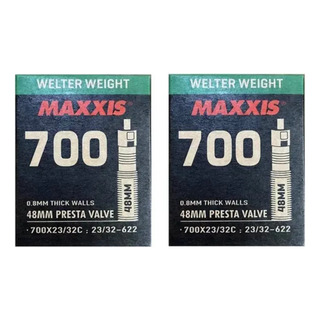 Par De Camaras Maxxis Welter Weight 700x23/32c 48mm Par De Camaras Maxxis Welter Weight 700x23/32c 48mm