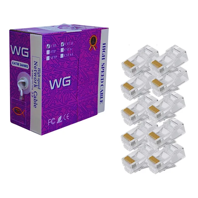 Cable Utp Cat5e 100 Metros Interior Cobre + Obsequio