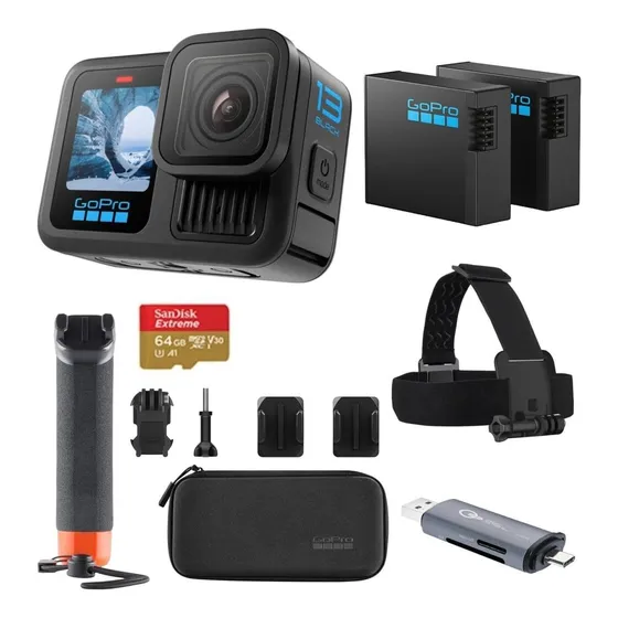 Conjunto De Acessórios Para Gopro Hero13 Black - Inclui O...