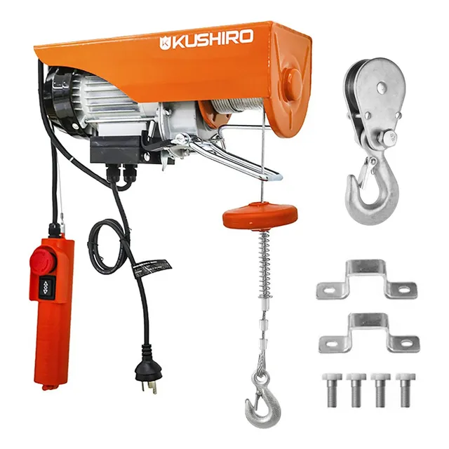 Aparejo Eléctrico Kushiro Malacate Monta Carga 250 Kg