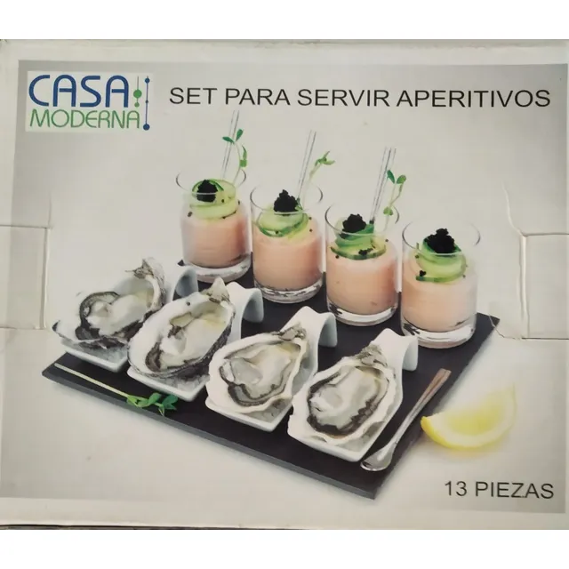 Set Para Servir Aperitivos 