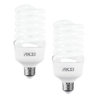 Pack 2 Focos Ahorradores Aksi Sp 45w 10,000 Hrs 127v Frio Pack 2 Focos Ahorradores Aksi Sp 45w 10,000 Hrs 127v Frio