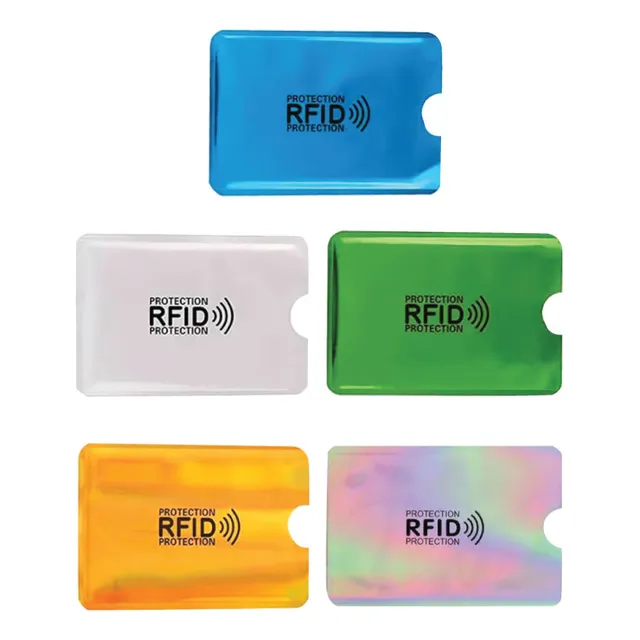 Protector Tarjetero Funda Tarjeta Rfid Antirrobo Aluminio X5
