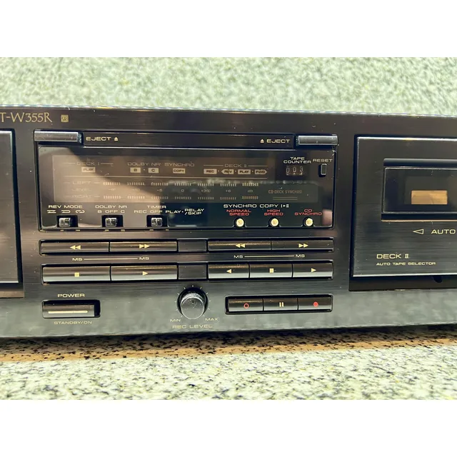 Deck Pioneer Ct-w355r Doble Casetera Con Service Full