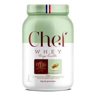 Chef Whey Protein Gourmet Paris 6 Zero Lactose 800g Chef Sabor Pistache Com Chocolate Branco Chef Whey Protein Gourmet Paris 6 Zero Lactose 800g Chef Sabor Pistache Com Chocolate Branco