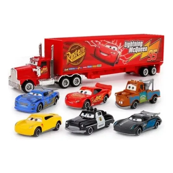 . Kit 7 Cars - Película Cars 3 - Rayo Mcqueen