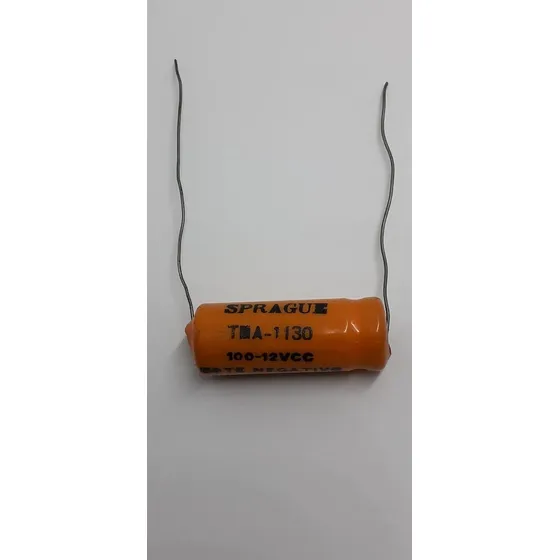 25 Pack Capacitor Electrolitico 100uf, 12v Sprague Axial