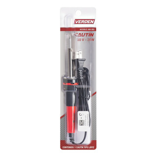 Cautín Para Soldar Rojo Tipo Lápiz 120v 30w Acero Verden Cautín Para Soldar Rojo Tipo Lápiz 120v 30w Acero Verden