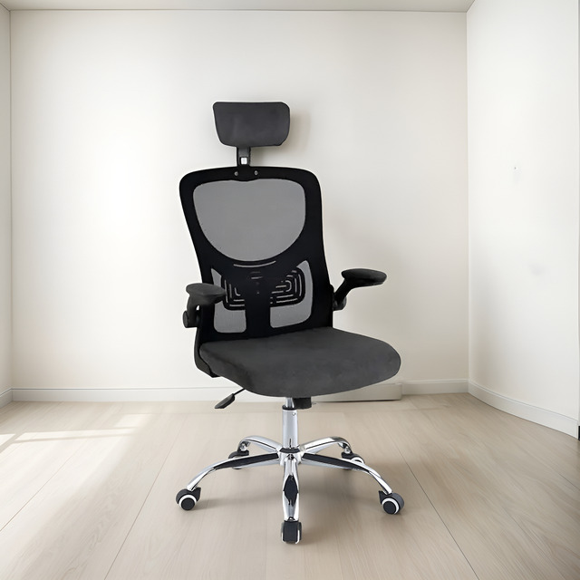 Cadeira De Escritório Ergonômica Tela Mesh Respiravel Vp Office Secretaria Recepçao