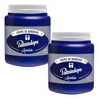 Kit 2 Creme De Barbear Mentolado Palmidaya 240g Cada Kit 2 Creme De Barbear Mentolado Palmidaya 240g Cada