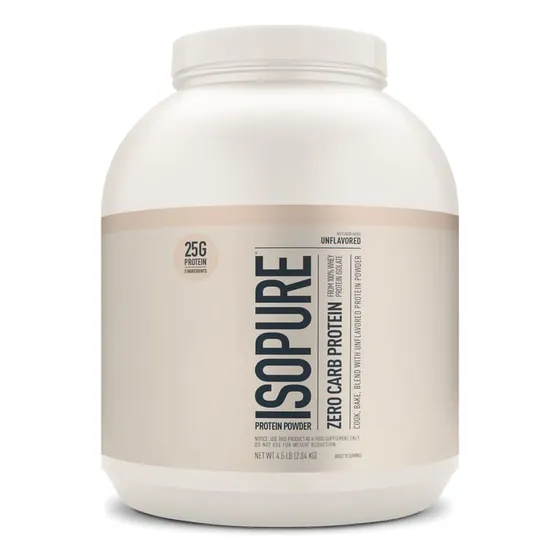 Proteína En Polvo Isopure Zero Carb Sin Sabor, 2,04 Kg, 70 P