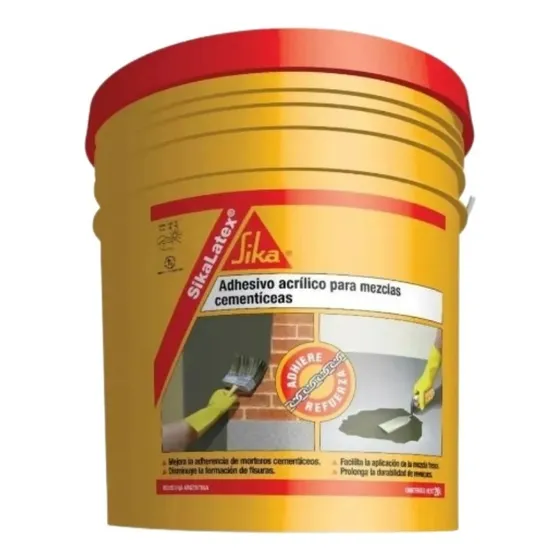 Sika Latex Emulsion Ligante Adhesivo Tacho X 20 Litros
