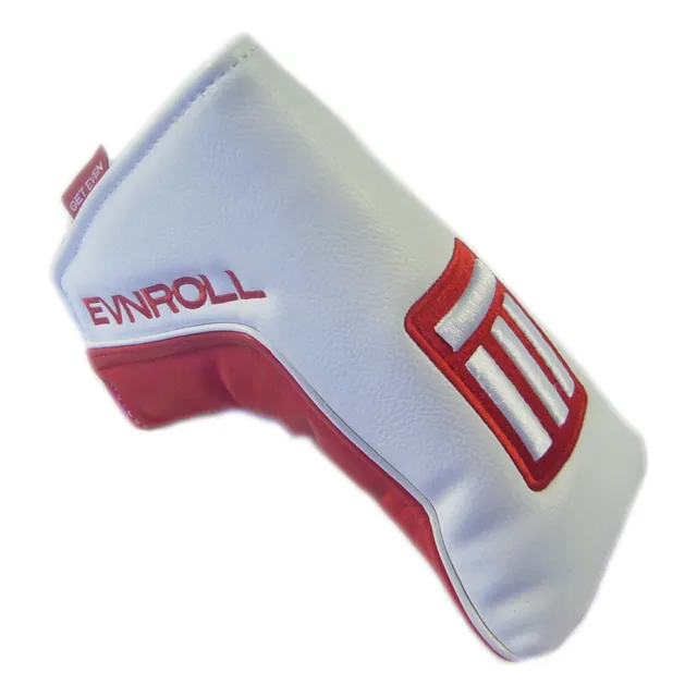 Evnroll Nuevo Rojo Blanco Hoja Magnetica Putter