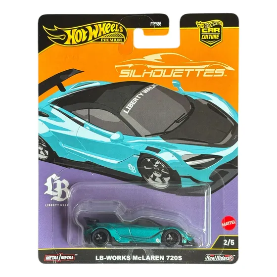 Hotwheels Premium Mclaren 720s Lb Works Silhouettes (2025)