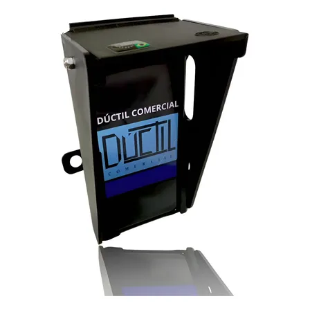Suporte Celular Moto Antifurto - Proteção Sol Preto