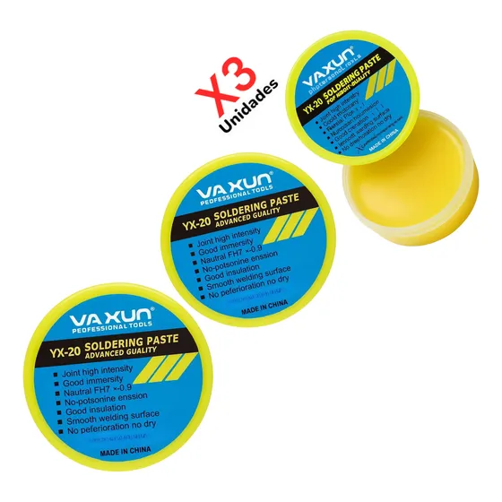 Flux En Pasta Para Soldar Yaxun Kit 3 Unidades 