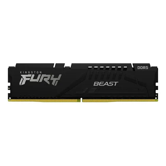 Memoria RAM Fury Beast gamer color negro 16GB 1 Kingston KF556C40BB-16 | Cuotas sin interés
