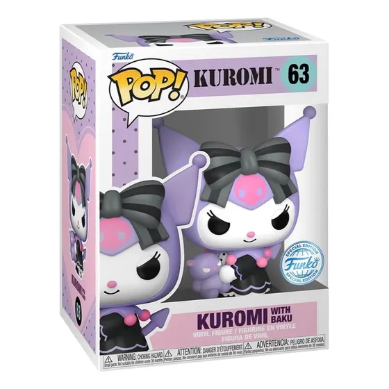 Muñeco Funko Pop Kuromi (morado) Coleccionables.