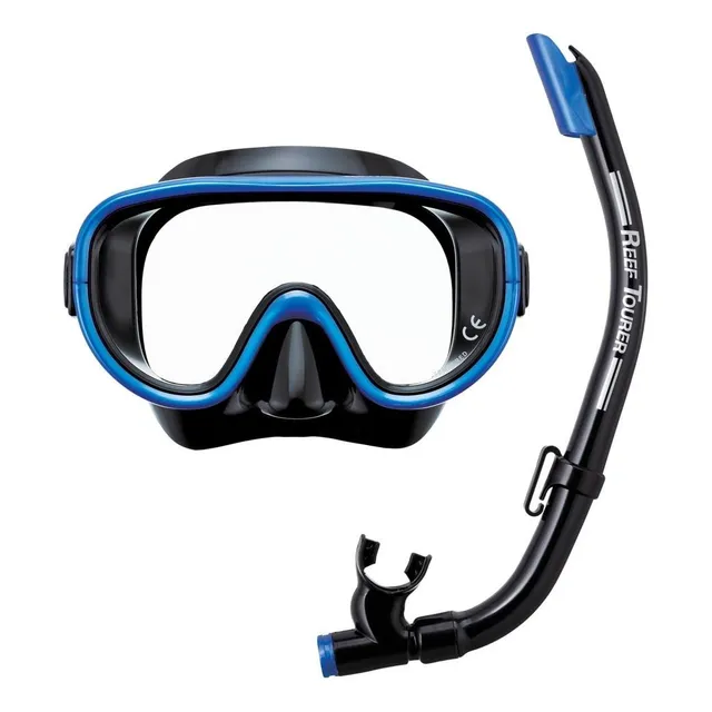 Combo Snorkel Mascara Y Tubo Para Niño Marca Reef Tourer
