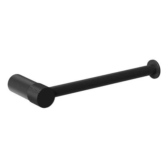 Portarrollo Accesorio Baño Texture 9861negr Hidromet Black Color Negro