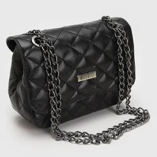 Bolsa De Lado Feminina Lateral Com Corrente MatelassĂȘ Festa Cor Preto Bolsa De Lado Feminina Lateral Com Corrente MatelassĂȘ Festa Cor Preto