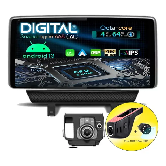 Radio Pantalla Android Mazda Cx3 / Mazda 2 2018/24