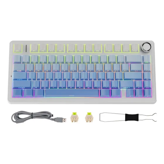 Teclado Mecánico F75 Gamer Estructura De Gasket