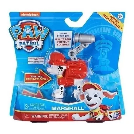 Paw Patrol Muñeco Marshall Articulado Frases - Spin Master