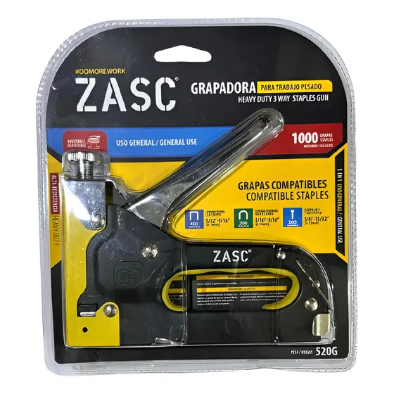 Engrapadora Uso General 3 En 1 Corona Plana  Redonda  Zasc