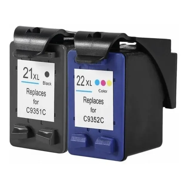 Kit 2 Cartuchos Genericos 21xl Negro Y 22xlcolor Alto Rend