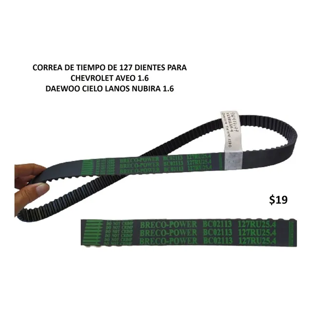 Correa Tiempo 127d Aveo 1.6 Cielo Lanos Nubira 1.6