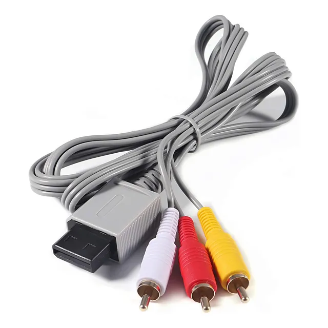 Aokin Av Cable For Wii Wii U, Audio Video Av Cable Cord F...