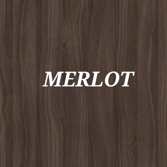 Tapacanto De Melamina Merlot De 22mm X 50 Mts Con Peg.
