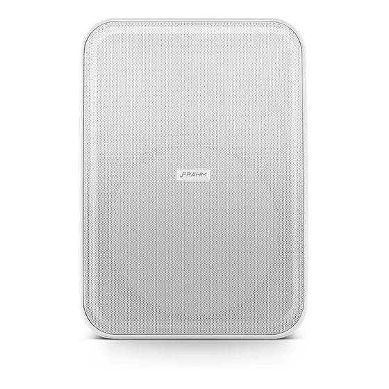 Caixa Som Ambiente Externo 6hs Frahm Branca Par Outdoor 140w Cor Branco