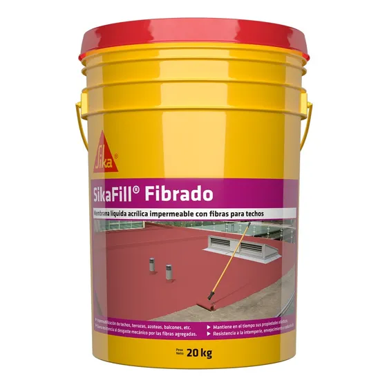 Sikafill Fibrado Impermeabilizante Membrana Líquida 20kg Sika - Prestigio