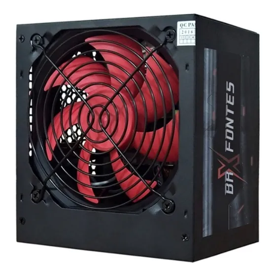 Fonte De Alimentação 750w Atx Pc Gamer Real Brx Pfc Ativo Cor 127/220V