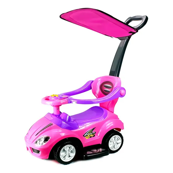 Buggy Con Guía Y Capota 4 En 1 Musical Bebés Niños - El Rey