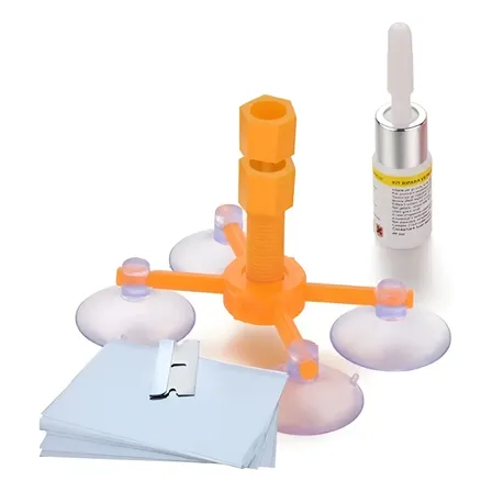 Kit Reparador De Parábrisa Trincado Vidros Resina Alemã Transparente