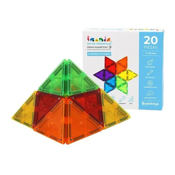 Imanix 20 Triangulos Braintoys - Peekaboo