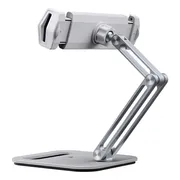 Soporte Para Tablet Ipad Celular, Base Stand Ipad Plegable Plateado