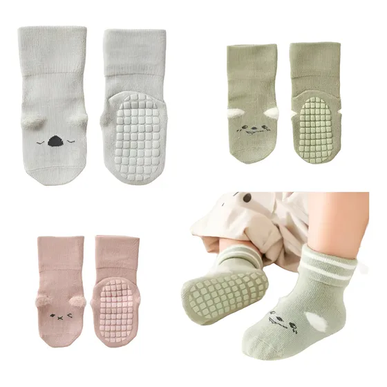 Pack X 3 Medias Antideslizantes Bebe Excelente Calidad