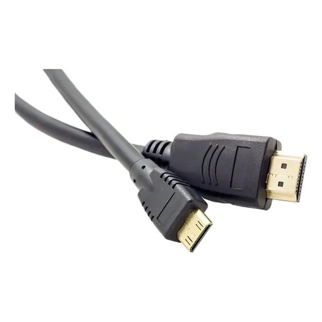 Y 1.5m Mini Hdmi A Hdmi Cable Chapado En Oro Cabeza