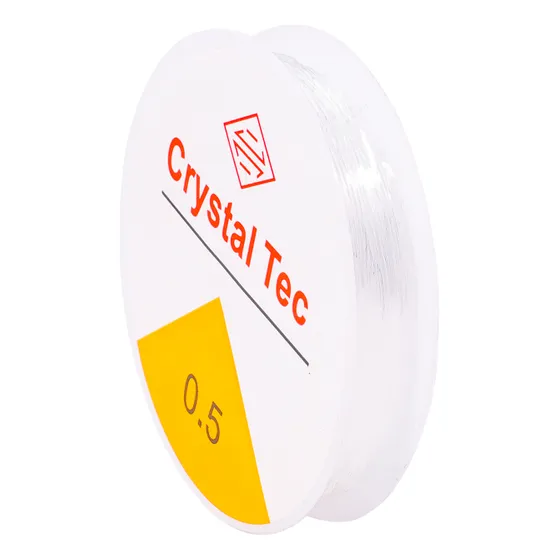 Tanza Elastica 0.5mm Rollo X 15 Metros Collares Pulseras