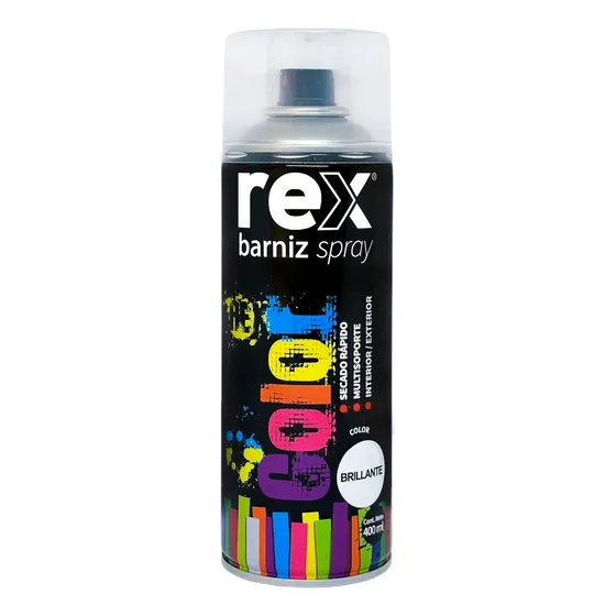 Barniz Aerosol-spray Secado Rápido P/interior Exterior Rex