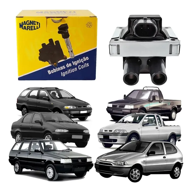 1 Bobina De Ignição Magneti Marelli Fiat 1.0 1.5 1.6 2.0.