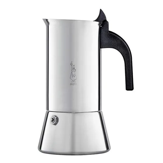 Cafetera Bialetti Venus 4 Cups acero inoxidable italiana