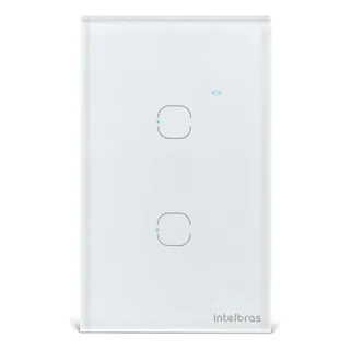 Intelbras Interruptor Inteligente Touch WI-FI 2 Teclas Eiw 1002 Intel